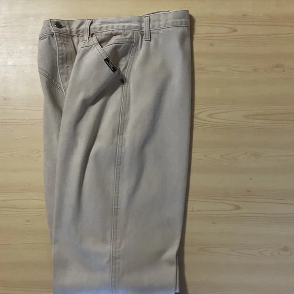 Vintage Ozark Mountain Women's Bareback Khaki Jeans - Picture 3 of 4